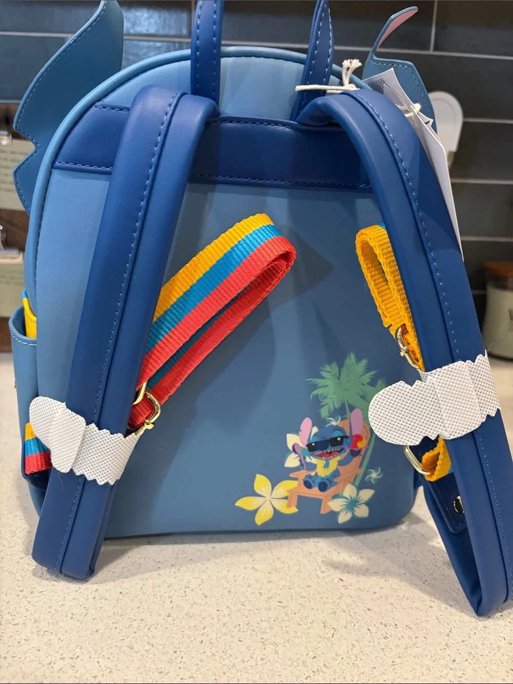 Aulani Scented Stitch With Snow Cone Loungefly Backpack NWT with minor callout